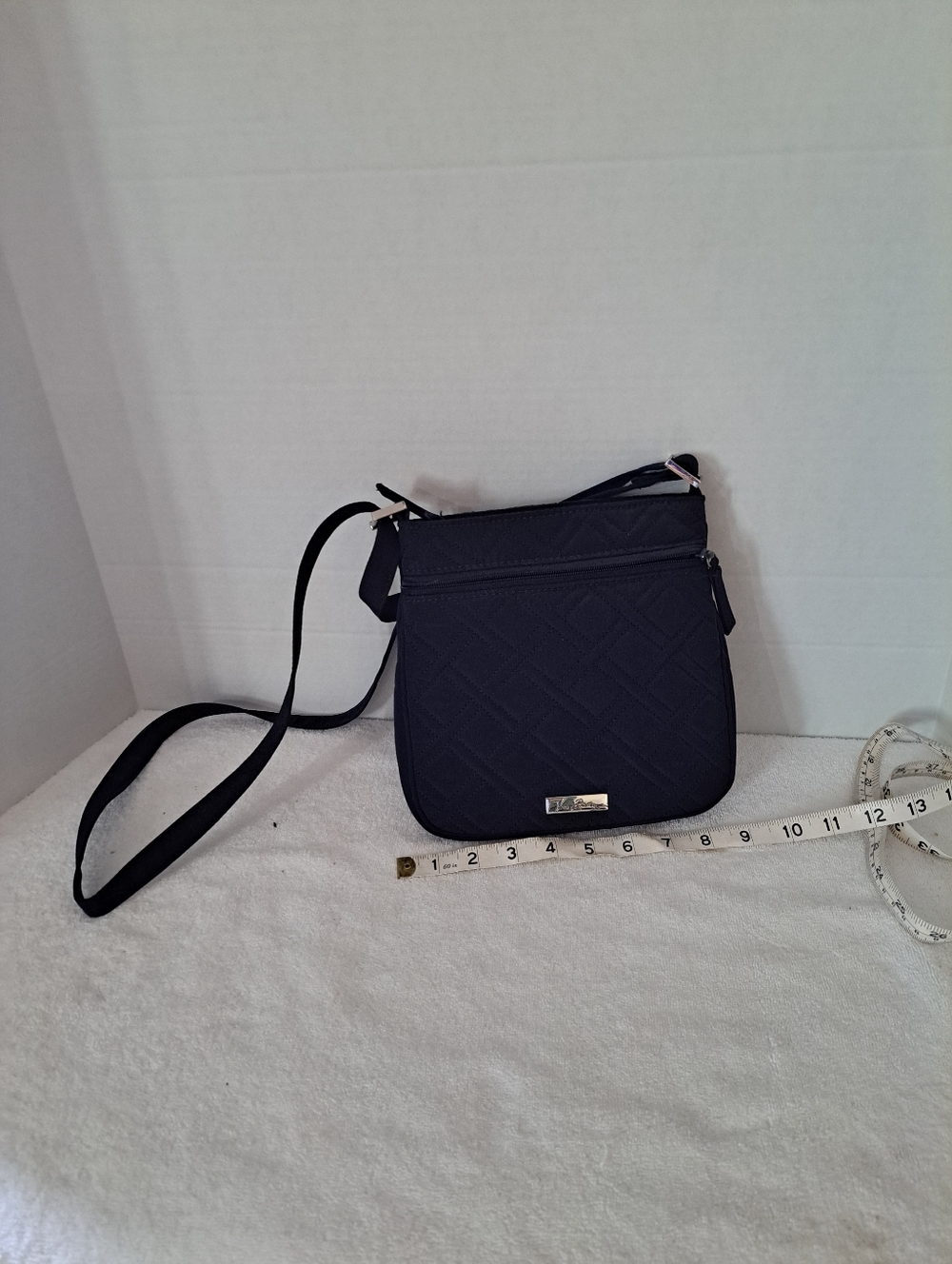 Vera Bradley Quilted Crossbody Bag in Navy